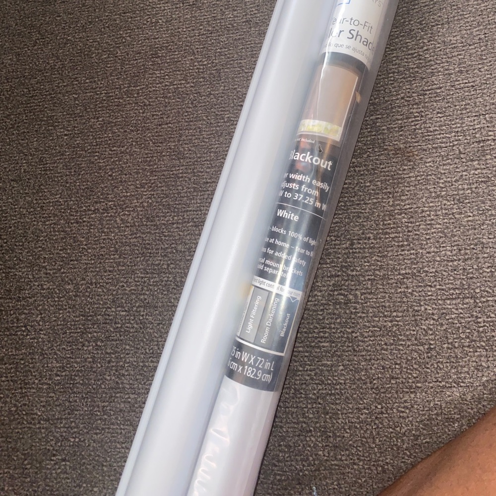 Tear-to-fit Roller Shades